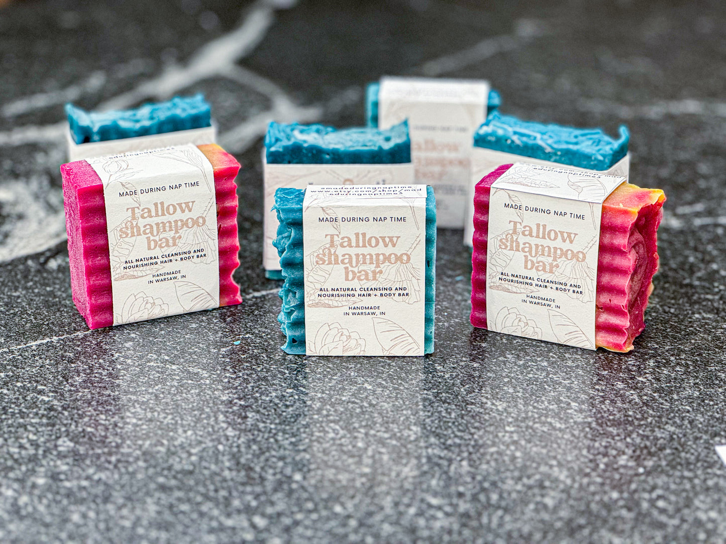 Tallow Shampoo + Body Bars