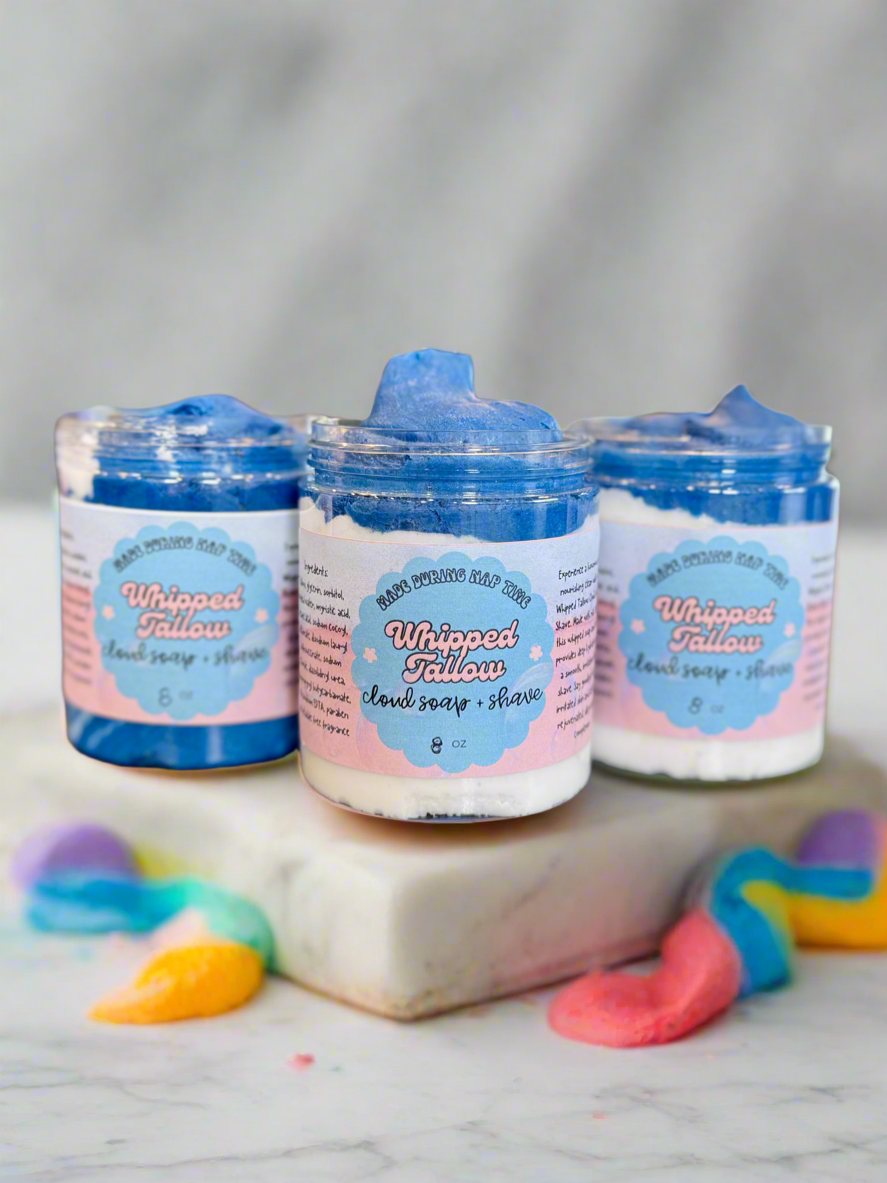 Whipped Tallow Cloud Soap + Shave 8oz