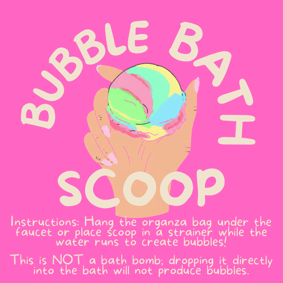 Bubble bath scoops